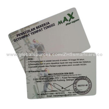 Reliable Contactless Card, ISO 9001-2008
