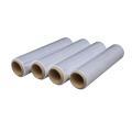 Transparent stretch plastic film
