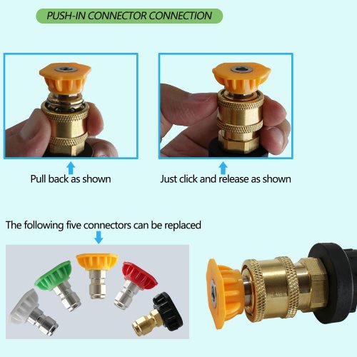 Adaptador da arruela de pressão, para ajuste de conexão rápida de 1/4 &#39;&#39;