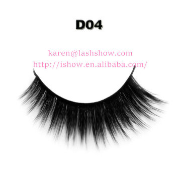 The new 2016 pure handmade super natural 3 d synthetic eyelashes soft hair