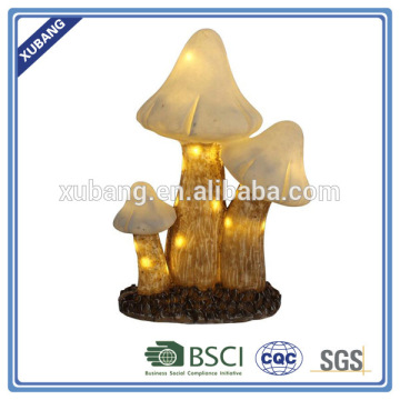 mushroom statue garden lights decoration