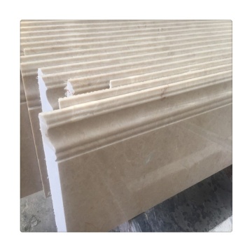 Battiscopa in marmo beige personalizzato