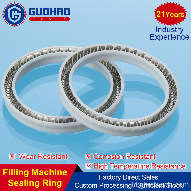 Kimia Korosi Tahan Piston Seal Ring PTB Bore