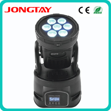 7PCS*12W Mini RGBW 4in 1 CREE Wash LED Moving Head