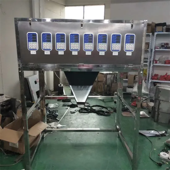24-Head Semi-Automatic Granule Filling Machine for Parts and Metals