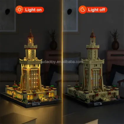 Funwhole F9008 Alexander Lighthouse: An Educational Toy Puzzle Assembly Building Block Game