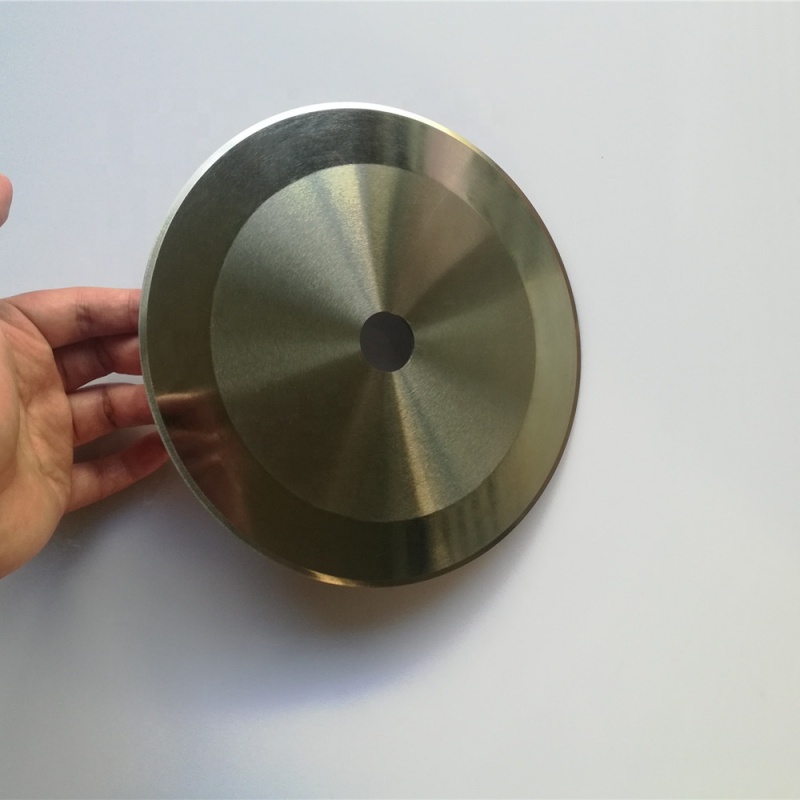 Custom Corrugated Cutting Circular Tungsten Carbide Slitter Knife" could be shortened and optimized for a search engine as: "Cus