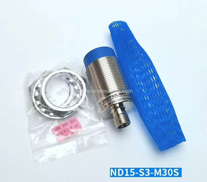 Sensor inductivo ND15-S3-M30S para escaleras mecánicas Otis