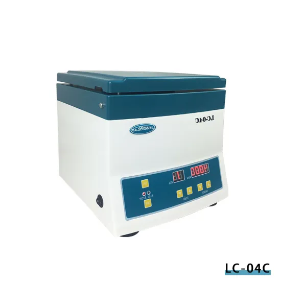 Plastic case with metal lid low speed centrigufe