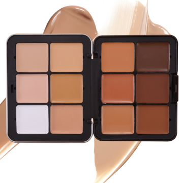 Custom Wholesale Private Label Makeup Beauty Cosmetic 12 Color Concealer Palette