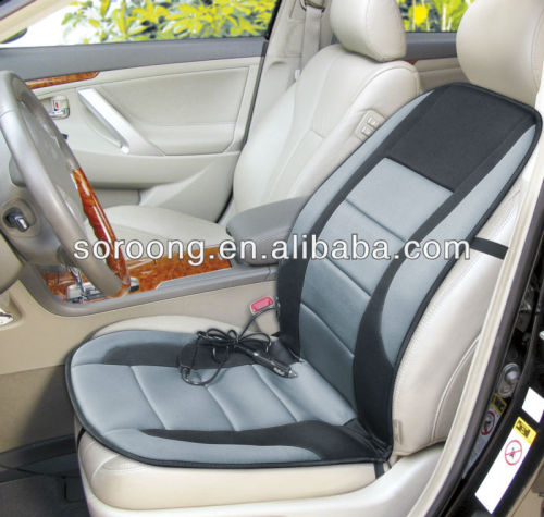 2014 12V best selling electric car heat seat cushion with Cigar Lighter