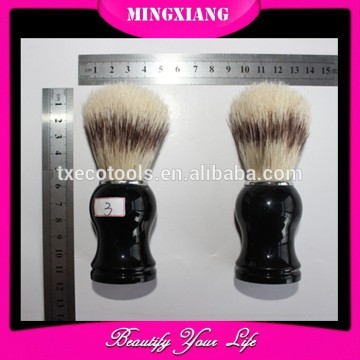 Black resin handle Bristles hair shaving brush
