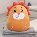 Animal towel pillow pillow