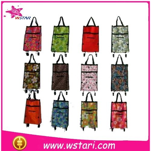 China supplier foldable grocery shopping bag wholesale supermarket trolley shopping bag