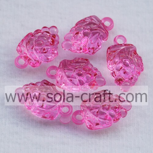 High Quality Hanging Hole Clear Acrylic Grapes Loose Beads 