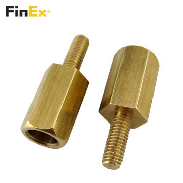 M2 M3 PCB ชายหญิงทองเหลือง Hex Standoff