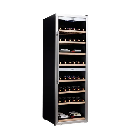Freestanding 180 bottle dual zone wine cooler