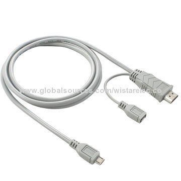 MHL(Micro USB) to HDMI/Male Cable, 6ft, 1980*1080p, for Samsung Smartphone/TabletsNew