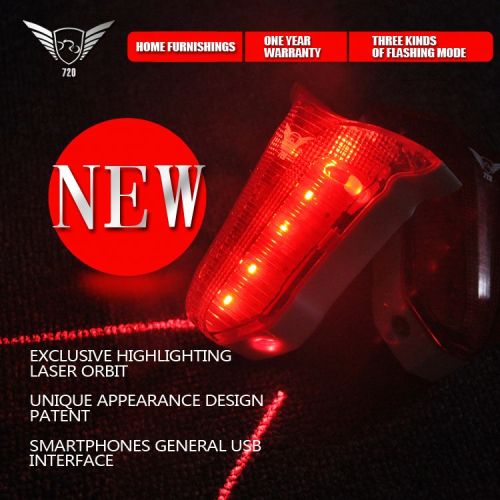 bike tail lamp high quality USB rechargeable
