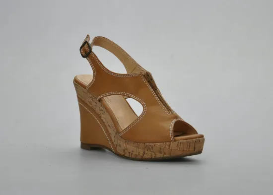 Custom Espadrille Wedge Sandals With Decorated Double Stitching