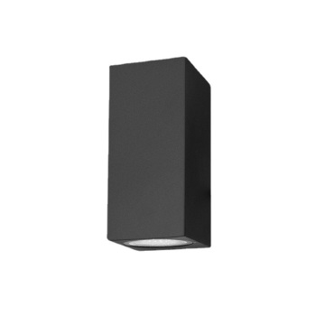 Black and White Waterproof Rectangular Wall Light