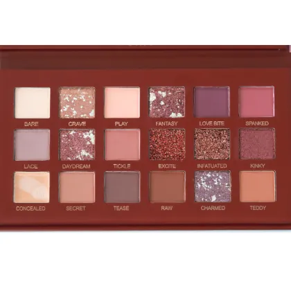 OEM Custom Cosmetics Glitter Minerals Powder Eye Shadow Palette Supplier