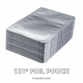 121 Degree Silver Aluminum Foil Pouch for Food Packaging