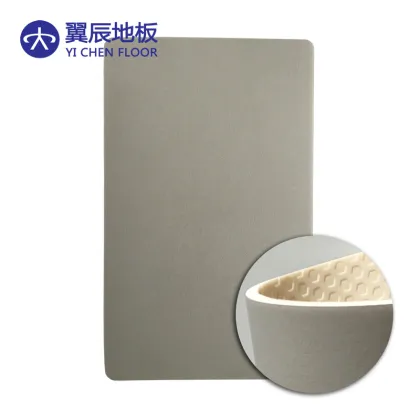 Gymnastics Gray Vinyl Floors Foam Vinyl Carpet