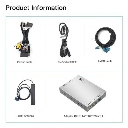 Autoabc Car Radio Player Carplay Box for Citroen Peugeot SMEG NAC System