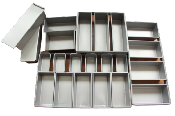 3 Strap Aluminized Steel  Loaf Pan
