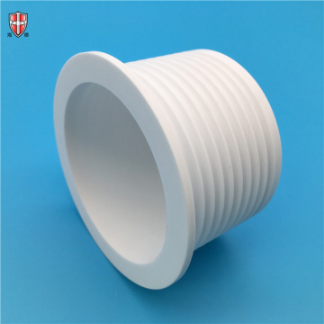 cnc machining 95% alumina Al2O3 ceramic cavity nut