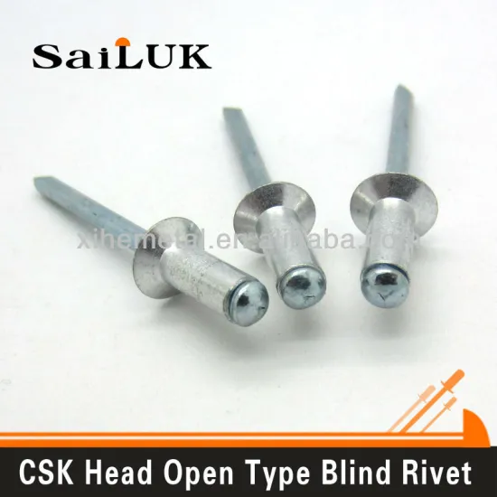 Waterproof aluminum csk rivet /Different Types of Rivets