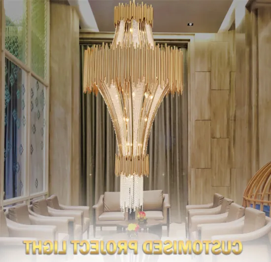 Custom crystal chandelier for hotel