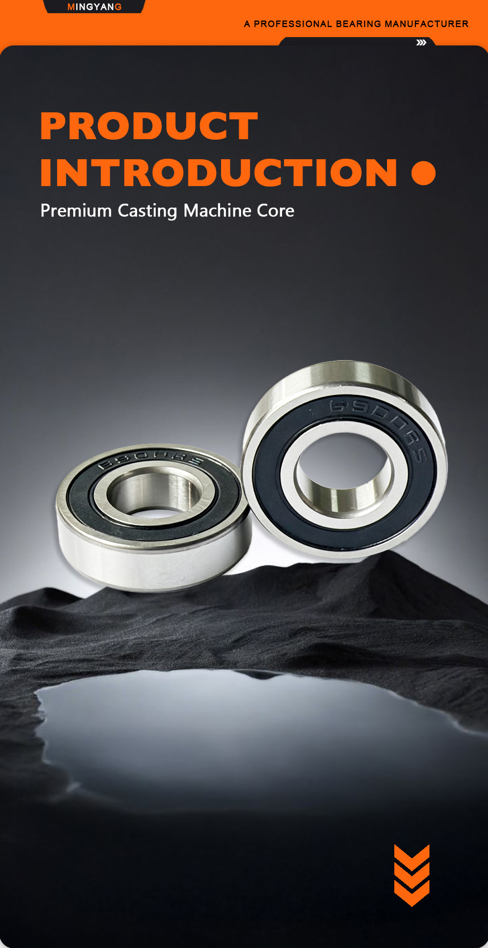 6900‑2RS Rubber Sealed Ball Bearing X