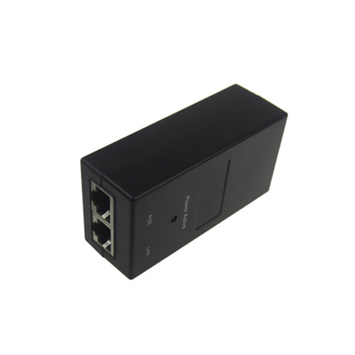 black color 48v 0.5a poe power adapter