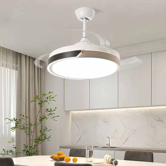 Adjustable LED Ceiling Fan with Light: Nordic Style Chandelier for Living Room