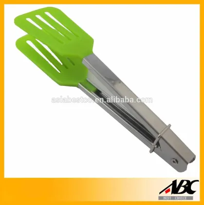 Flower Shape Stainless Steel Kitchen Salad Tong