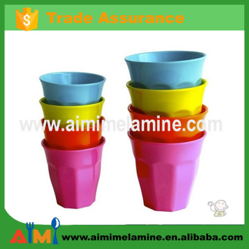 350ml color melamine plastic tumbler cup