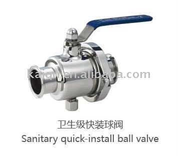 Sanitary Non-retention Ball Valve SS316Lball valve
