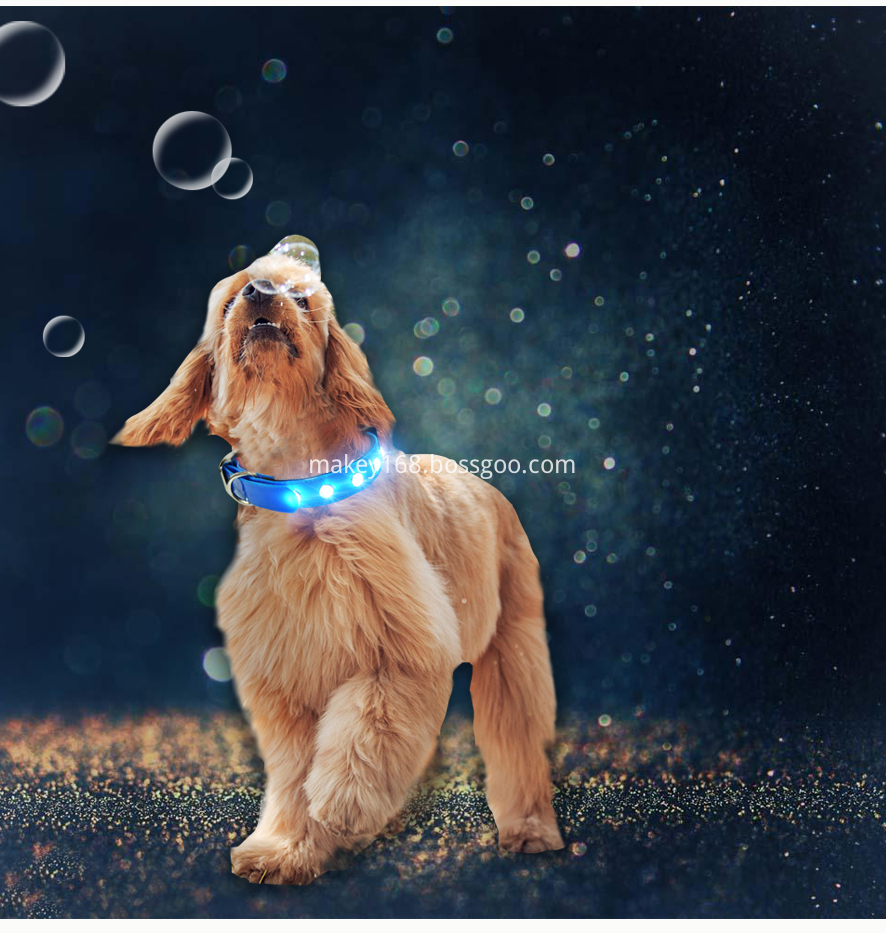 Tpu Led Light Dog Collar Tpu Led Light Dog Collar