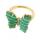 Assorted Syn Malachite Stone Rings Owl Shape Ring for Women Malachite Heart Rings for Girl Women Wedding Adjustable ring