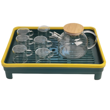 Draining Tea Tray With Water Storage