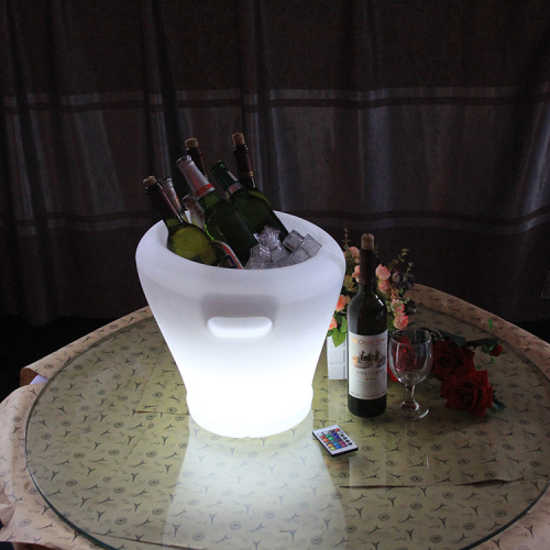 Attractive Plastic Bar Led Ice Bucket Table