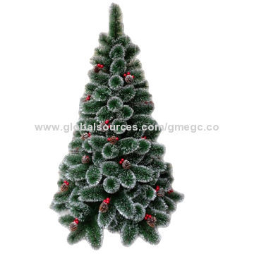 Silver powder wash grass pine needles Christmas trees