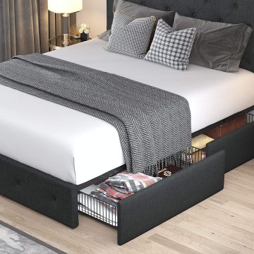 2022 Hot Deals: Versatile Modern Luxury Folding Bed Bases for Full, Twin, Queen, and King Sizes