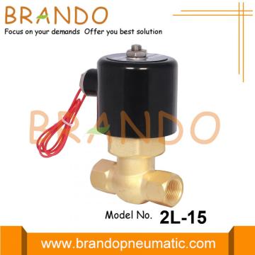 2L-15 1/2 &quot;Steam Brass Solenoid Valve 24V 220V