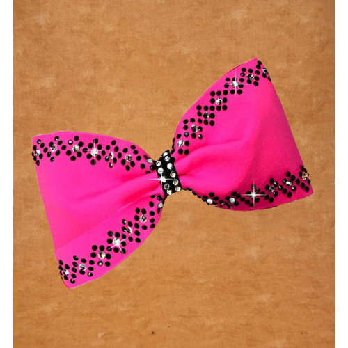 Hot-fix Spark Cheer Bow Rhinestone Transfer Motif