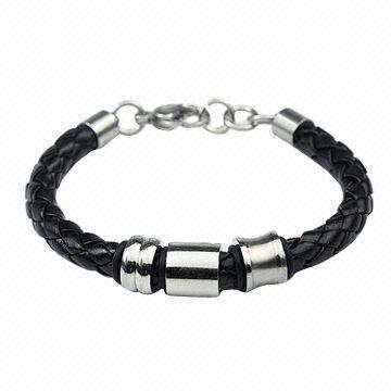 Leather Bracelet, Available in Various Colors