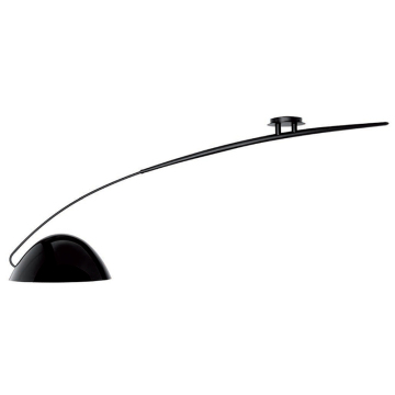 Modern Retro Pluma Aluminum Black Light Ceiling Fixture