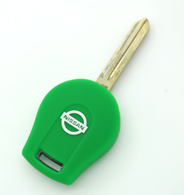 backside of Nissan silicone car key case
